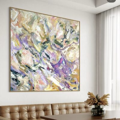 Abstract painting 100×100 cm #282