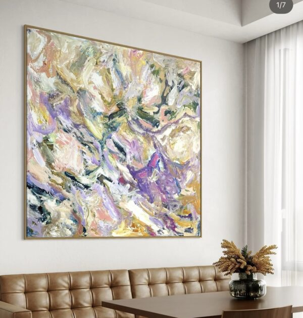 Abstract painting 100×100 cm #282