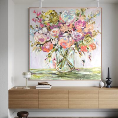 Abstract painting 100×100 cm #544