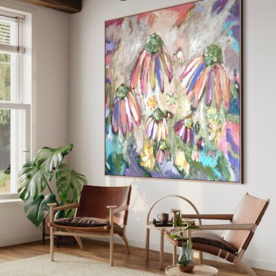 Abstract painting 100×100 cm ##6