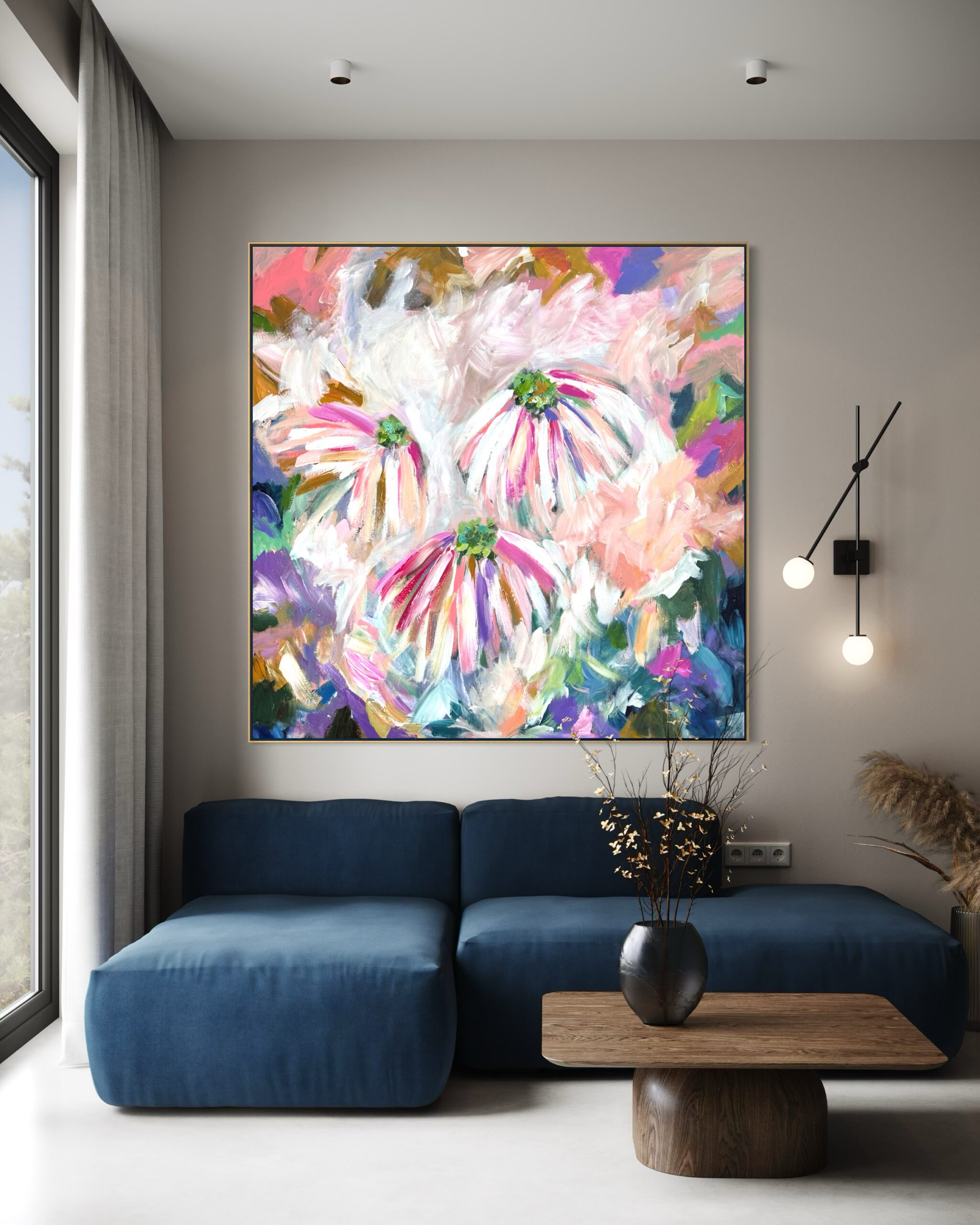 Abstract painting 100×100 cm ##111 - Image 4