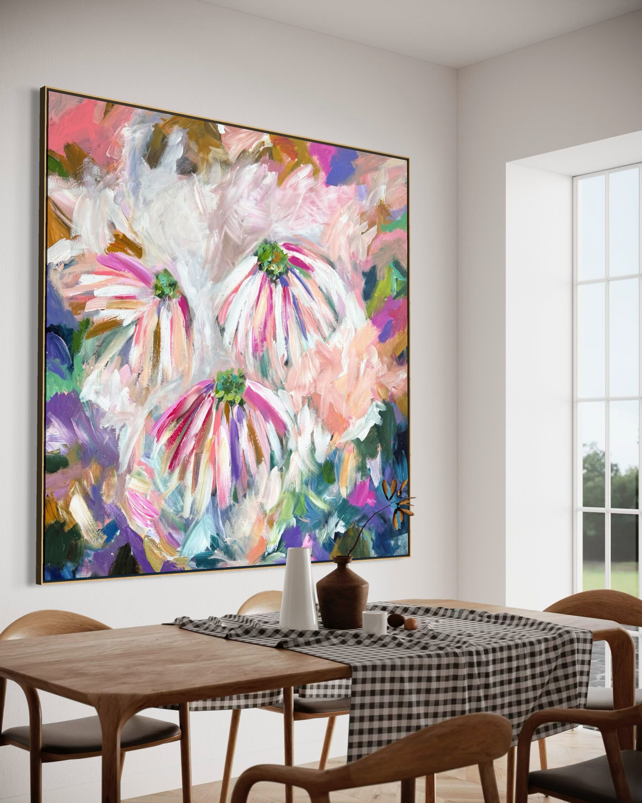 Abstract painting 100×100 cm ##111 - Image 3