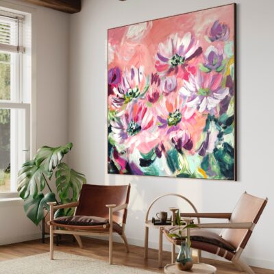 Abstract painting 100×100 cm ##112