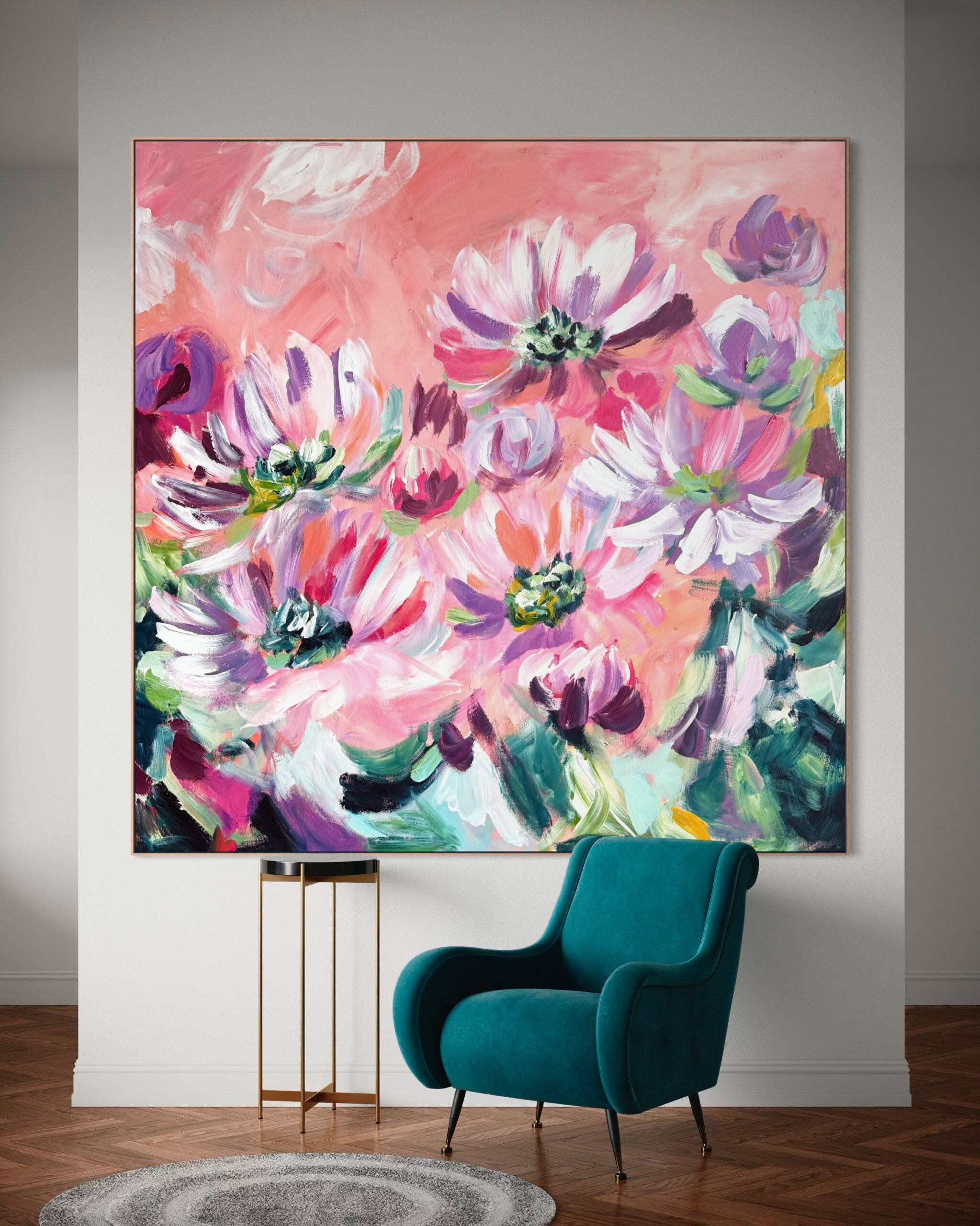 Abstract painting 100×100 cm ##112 - Image 3