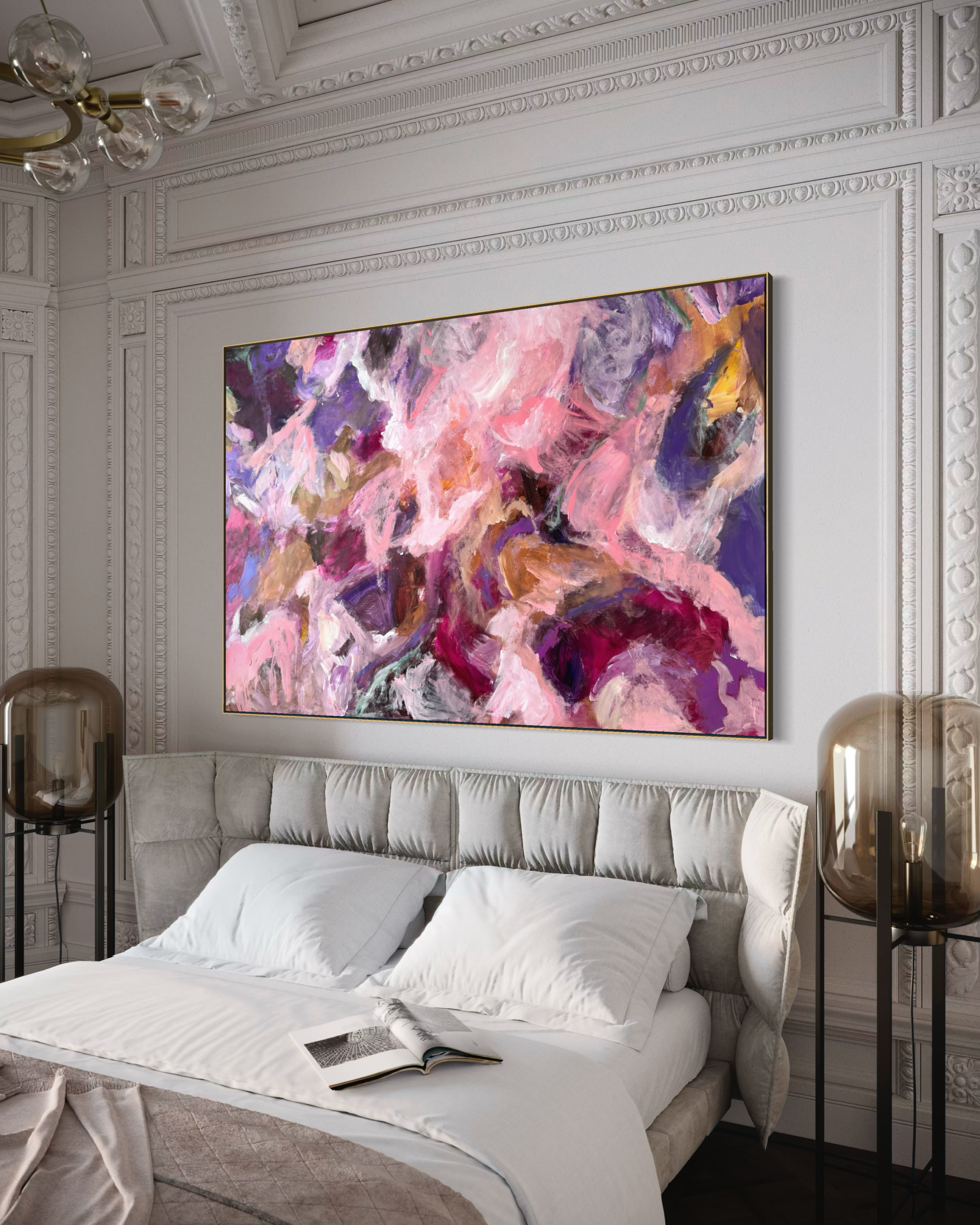 Abstract painting 156×105 cm #1 - Image 2