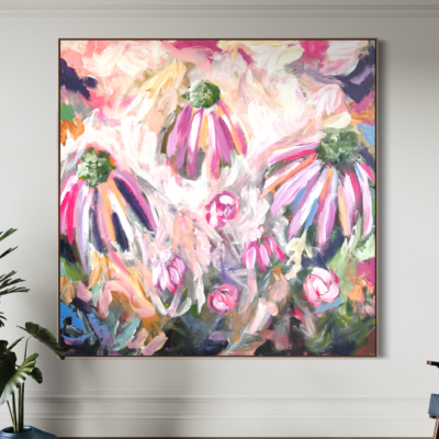 Abstract painting 100×100 cm ##24