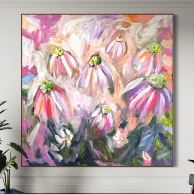 Abstract painting 100×100 cm ##71