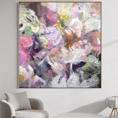 Abstract painting 90×90 cm #4